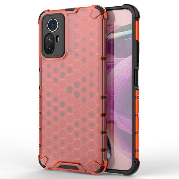 Bofink Honeycomb Xiaomi Redmi Note 12s Etui - Rød Red