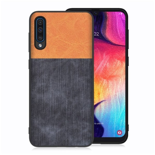Jeans Samsung Galaxy A50 fodral - Blå Blå