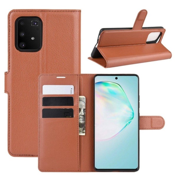 Classic Samsung Galaxy S10 Lite etui - Brun Brown