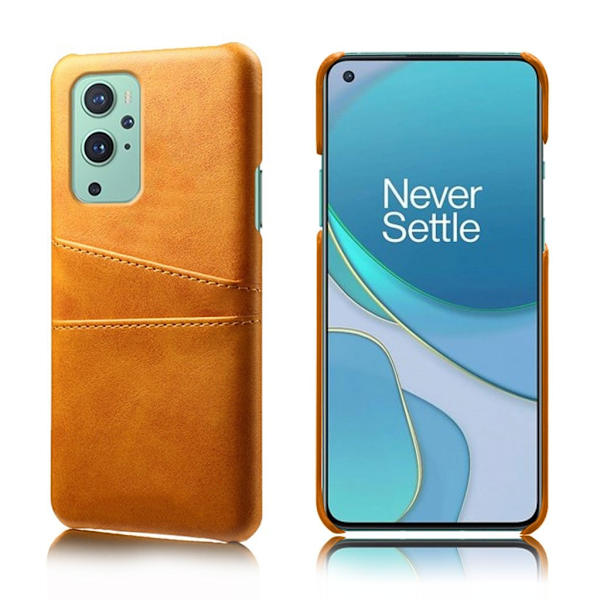 Dual Card Etui OnePlus 9 - Orange Orange