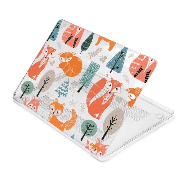HAT PRINCE MacBook Pro 13 (A2251, A2289, 2020) / M1 / M2 (A2338, 2020) sött djurliknande fodral - Rävar Orange