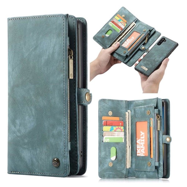 CaseMe 2-i-1 Samsung Galaxy Note 10 fodral med plånbok - Grön Grön