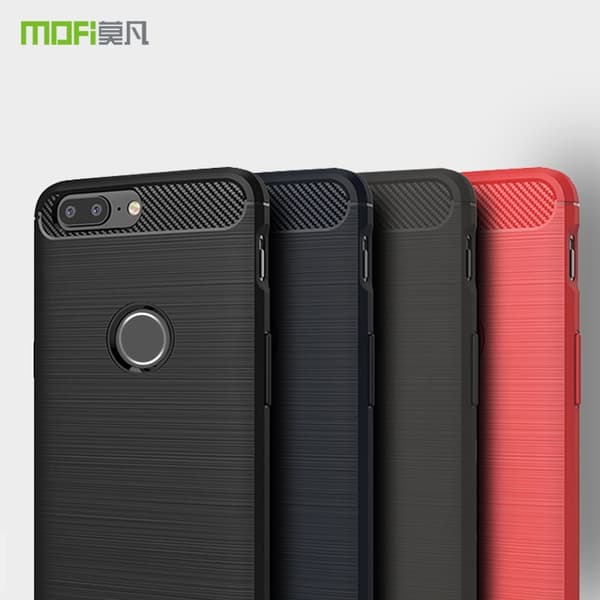 MoFi Carbon OnePlus 5T deksel - Svart Black