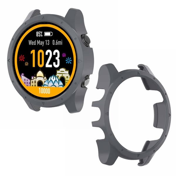 Garmin Forerunner Holdbar Hul Etui - Grå Silver grey