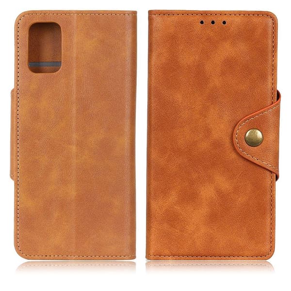 Alpha Samsung Galaxy M51 Flippetui - Lysebrun Brown