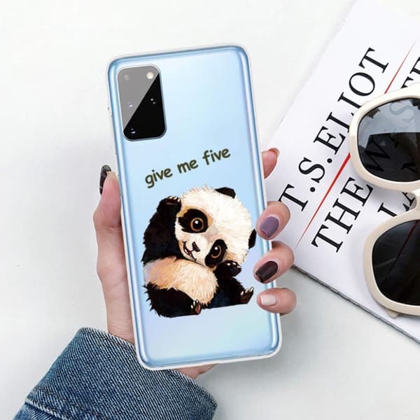 Deco Samsung Galaxy A31 kotelot - Söpö Panda White