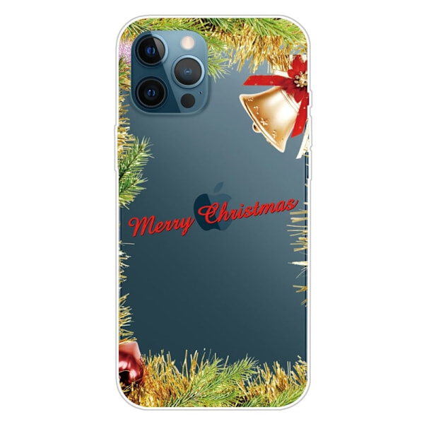 Julfodral till iPhone 14 Pro - Julklocka Grön