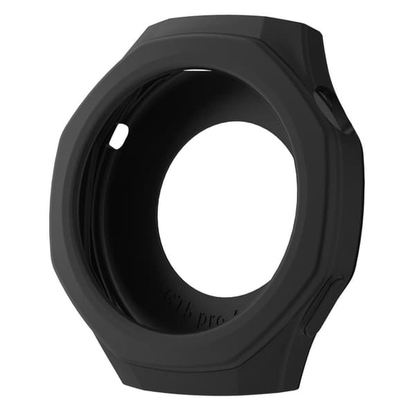 Huawei Watch GT 5 Pro 46mm Watch Case Pehmeä silikoni kellon kansi - Musta Black