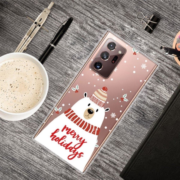 Samsung Galaxy Note 20 Ultra-etui til jul - Glædelig Ferie White