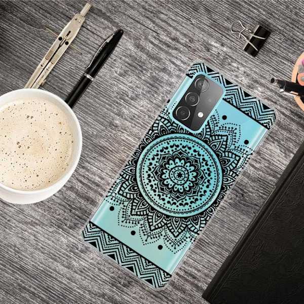 Deco Samsung Galaxy A32 5G Etui - Mandala Blomst Black