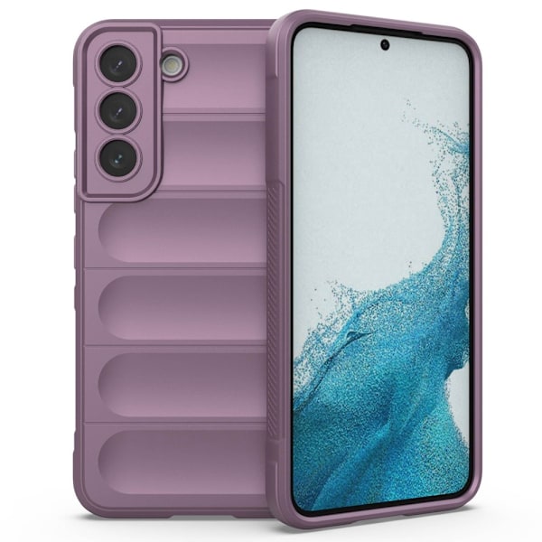 Mjukt greppformat Samsung Galaxy S22 skal - Lila Lila