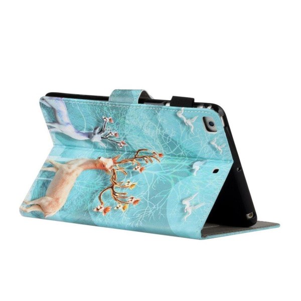 iPad Mini (2019) / Mini 4 cool pattern leather flip case - Elk multifärg
