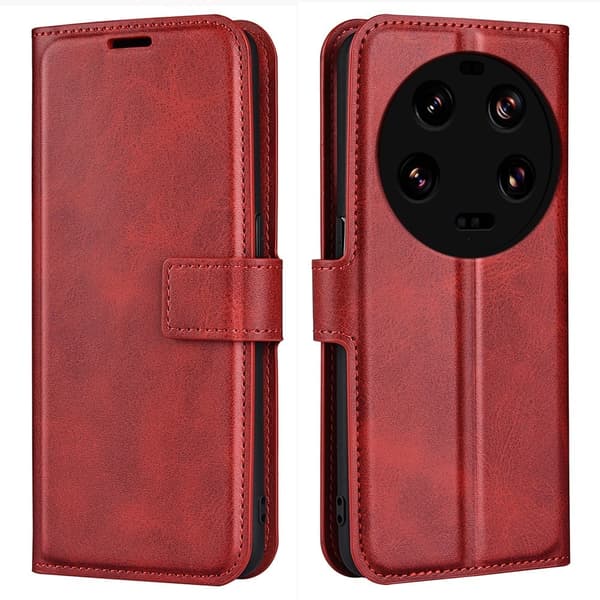 Lompakko Nahkakotelo For Xiaomi 13 Ultra - Punainen Red