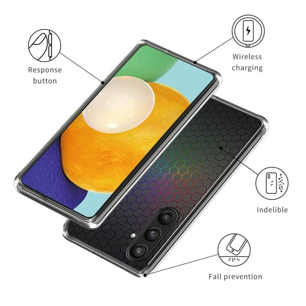 Vibe Samsung Galaxy S24 FE deksel - Style E Multicolor