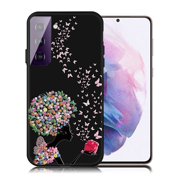 Butterfly läder Samsung Galaxy S21 Plus 5G fodral - Flerfärgad multifärg