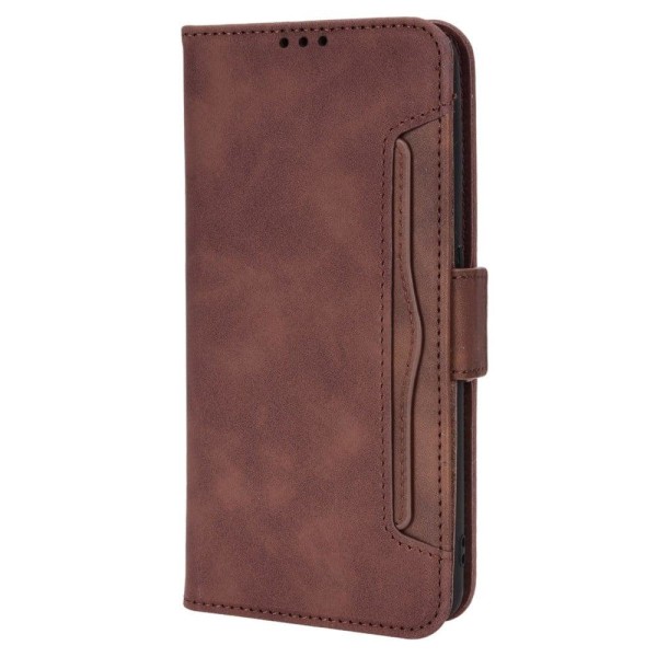 Moderne OnePlus Nord CE 2 5G læderetui med pung - Brun Brown