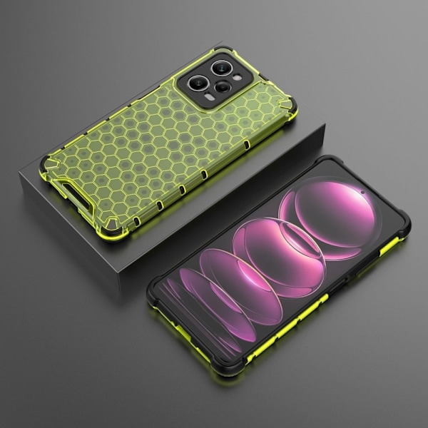 Bofink Honeycomb Xiaomi Redmi Note 12 Pro Etui - Grøn Green