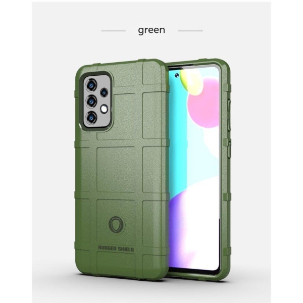 Rugged Shield etui - Samsung Galaxy A52 5G - grøn Green