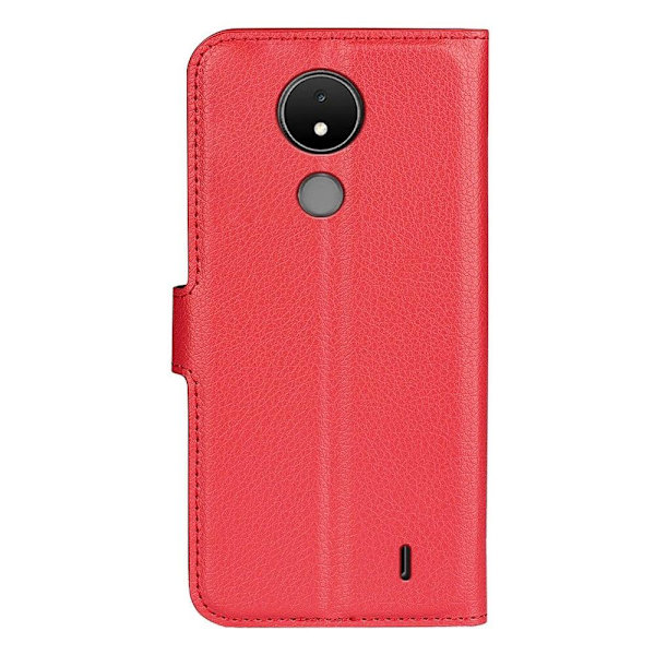 Klassisk Nokia C21 Flip Etui - Rød Red