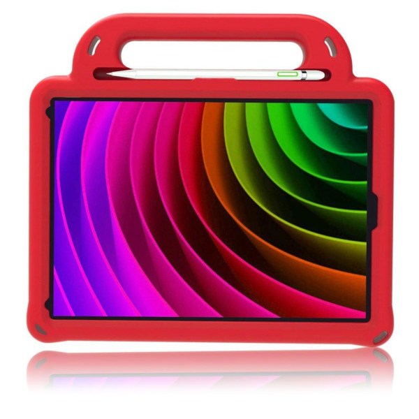 iPad (2018) rhinesten holdbar etui - rød Red