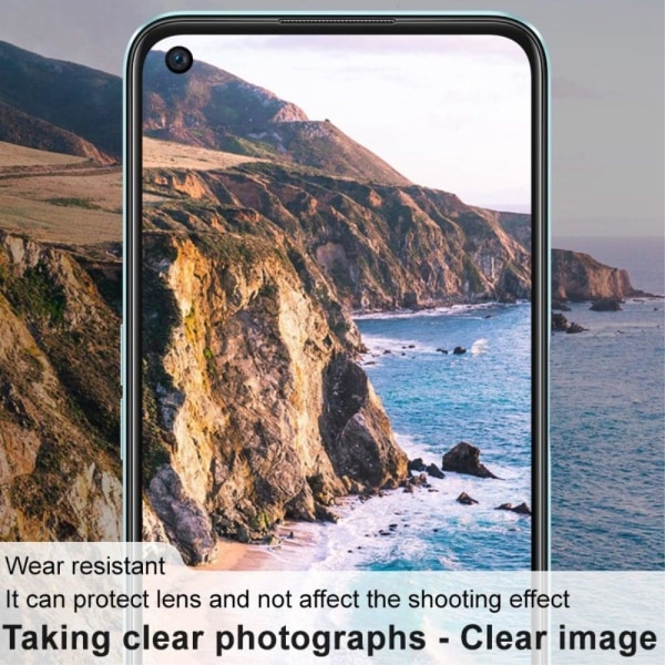 IMAK OnePlus Nord CE 2 Lite 5G karkaistu lasi linssikalvo akryylilinssi suojuksella Transparent