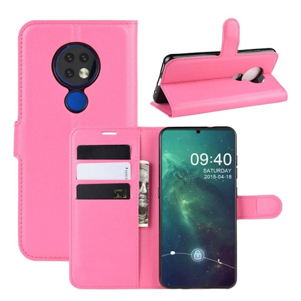 Alpha läder Nokia 6.2 fodral - Rosa Rosa