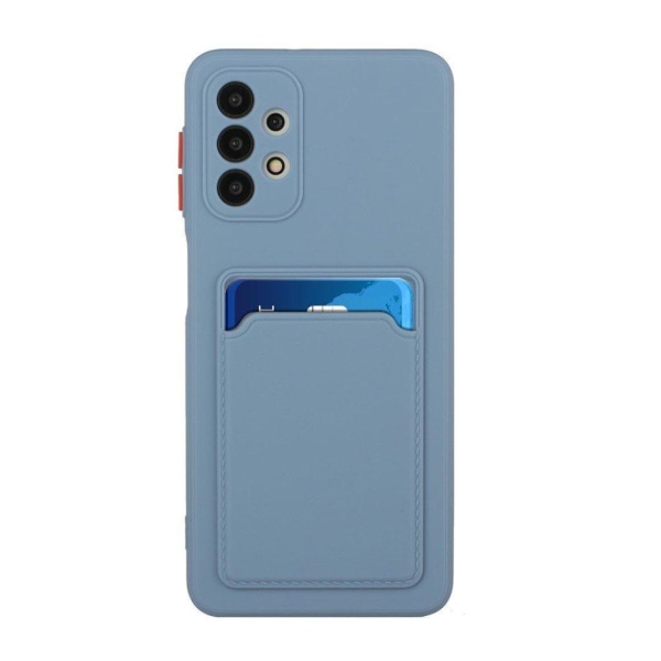 Card Holder Suojakuori For Samsung Galaxy A72 5G - Sininen Blue