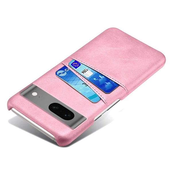 Dual Card Suojakotelo Google Pixel 7a - Ruusukulta Pink