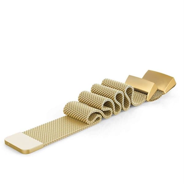 Fitbit Charge 3 lyxig milanesisk klockarmbandsersättning - Guld Guld