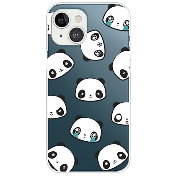Deco iPhone 14 skal - Panda / Ansiktsuttryck Vit