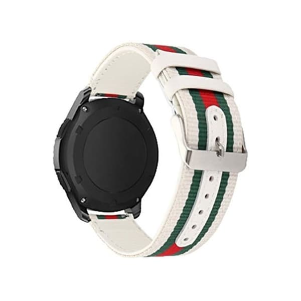 Samsung Gear S3 Frontier / S3 klockarmband nylon - Vit Vit