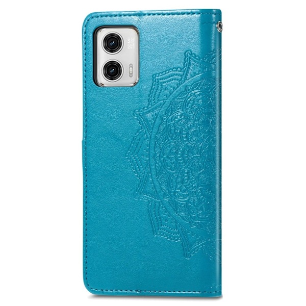 Mandala Motorola Moto G73 Flippetui - Blå Blue