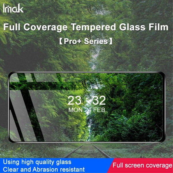 IMAK Pro+ tempered glass screen protector for Xiaomi Redmi Note 12 Pro Plus Transparent