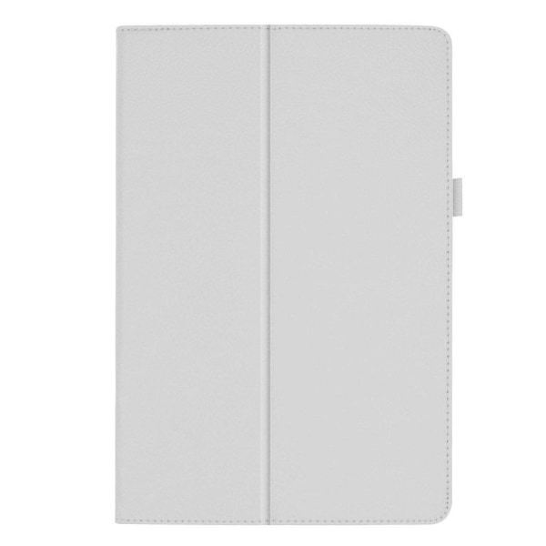 Samsung Galaxy Tab A 10.1 (2019) litchi leather case - White Vit