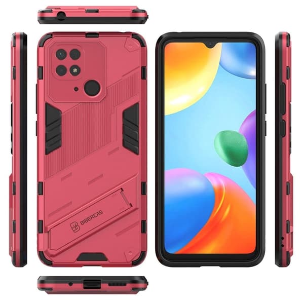 Matte Liquid silikone cover til Xiaomi Redmi 10C - Pink Pink