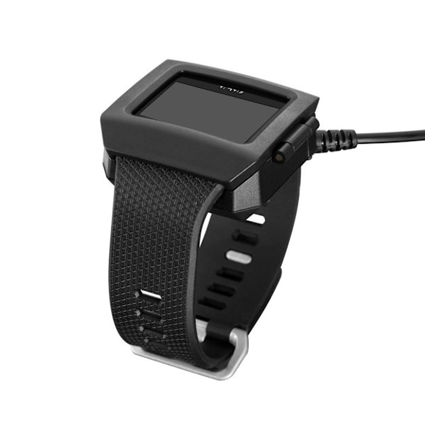 Fitbit Ionic USB lade stasjon med kabel laget av hybrid materiale - Svart Black