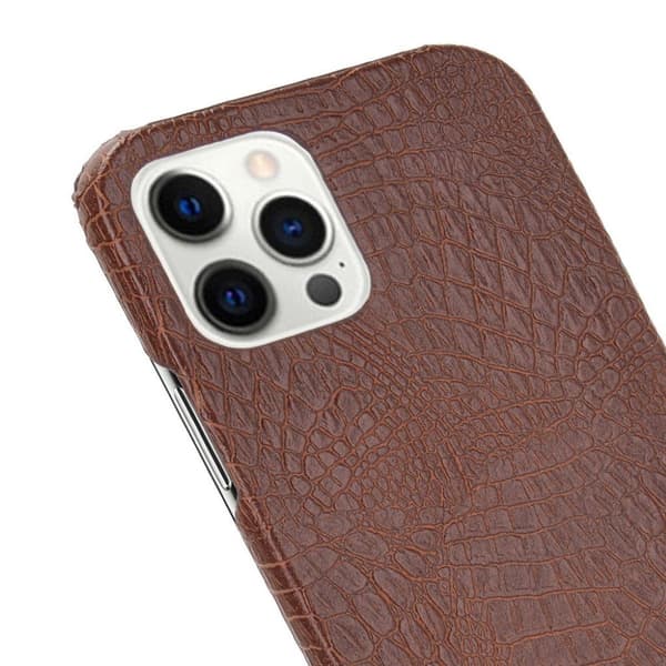 Krokokotelo - iPhone 12 Pro Max - Ruskea Brown
