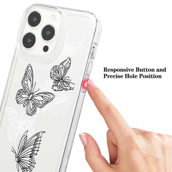 Super ohut ja kestävä pehmeäsuoja iPhone 15 Pro - Tyyli E White