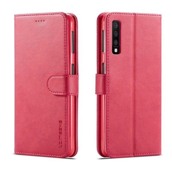 LC.Imeeke läder Samsung Galaxy A7 (2018) fodral - Rosa Rosa