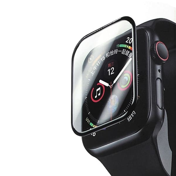 RURIHAI Apple Watch (41mm) 0.26mm HD 3D tempered glass screen protector Transparent
