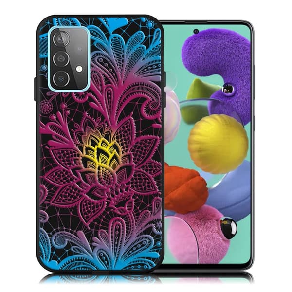 Imagine Samsung Galaxy A52 5G etui - blonderblomst Multicolor