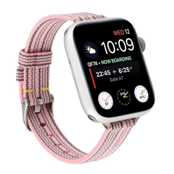 Apple Watch Series 6 / 5 44mm nylon watch band - Light Pink Rosa