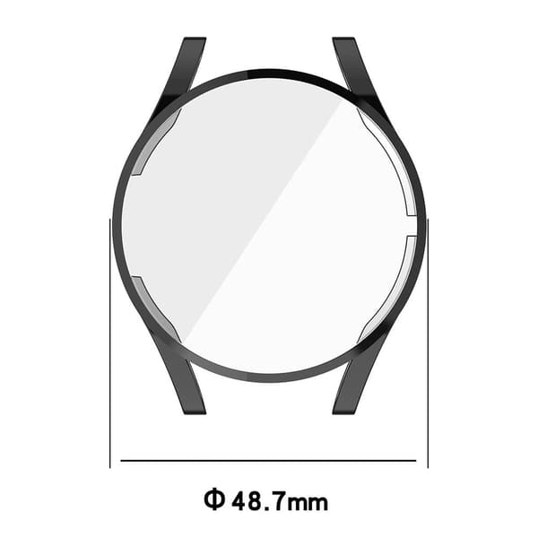 Samsung Galaxy Watch FE 40mm Watch Case Full Protection Electroplating Flexible Cover - Red Red