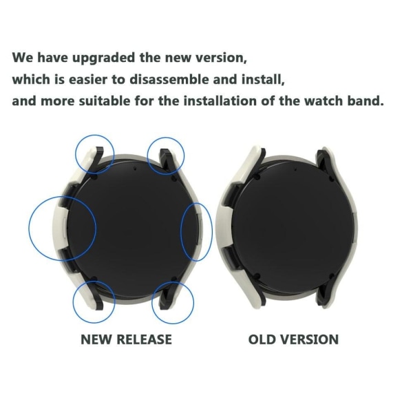 Samsung Galaxy Watch 5 (44mm) dial plate style cover - Black Svart