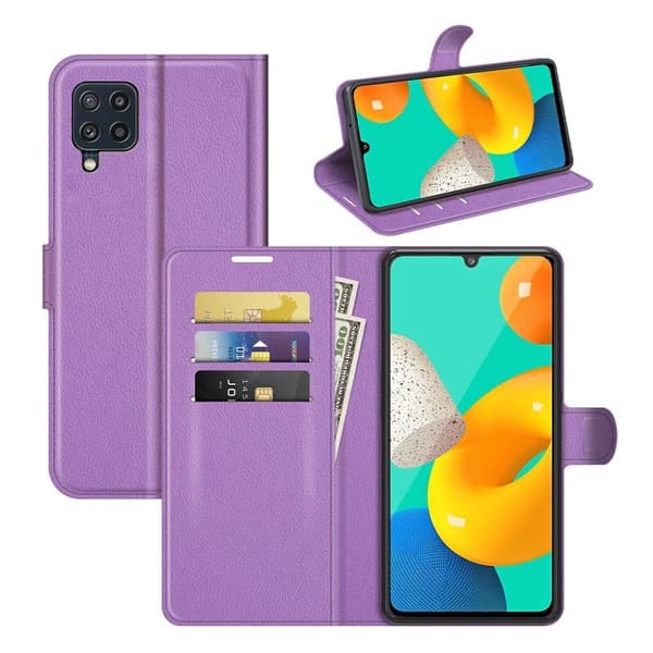 Classic Samsung Galaxy M32 flip etui - Lilla Purple