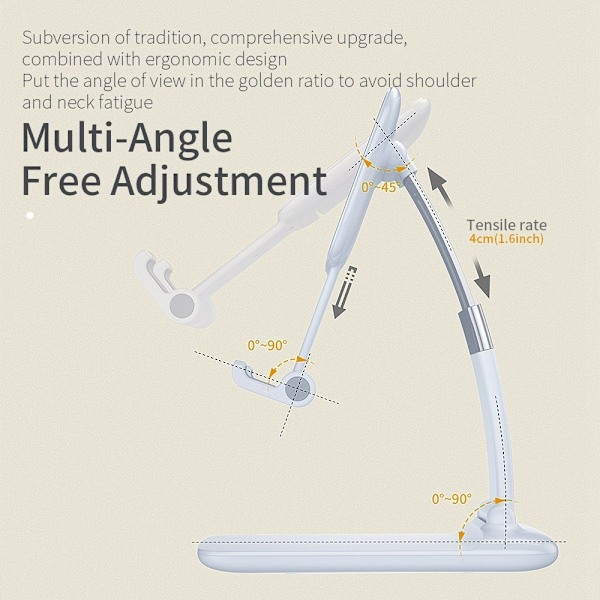 ESSAGER Universal desktop phone stand - Hvid White