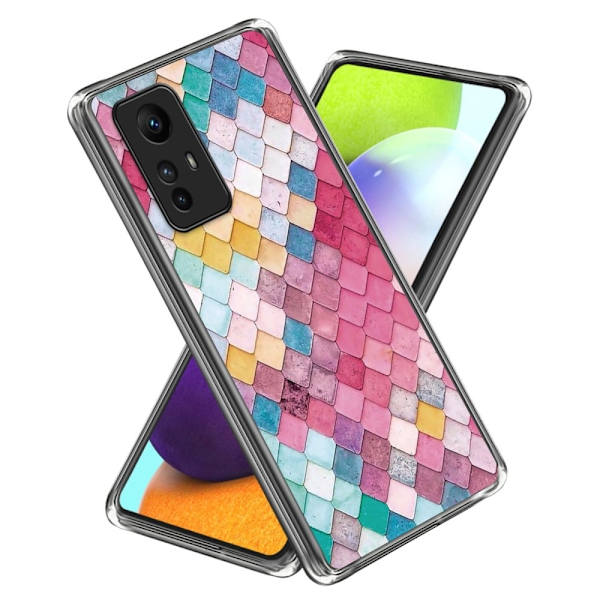 Deco Xiaomi Redmi Note 12S deksel - Regnbueromb Multicolor