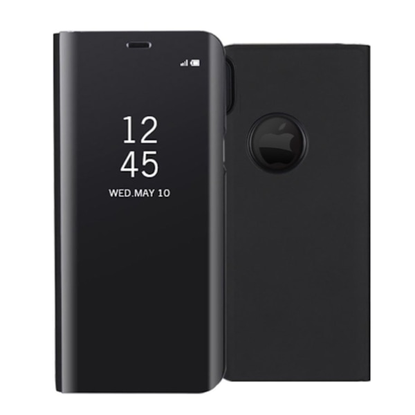 Mirror etui til iPhone X - Sort Black