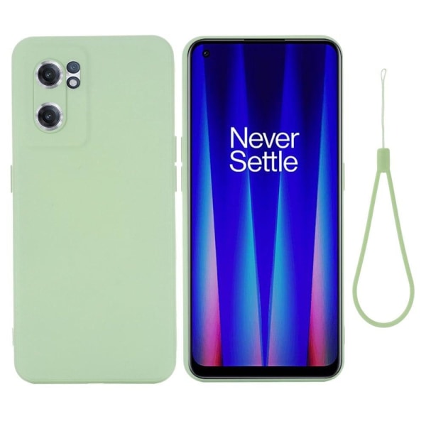 Matt OnePlus Nord CE 2 5G skal av flytande silikon - Grön Grön