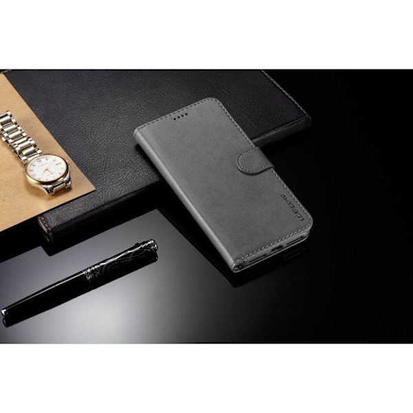 LC.IMEEKE iPhone Xr flip case - Harmaa Silver grey